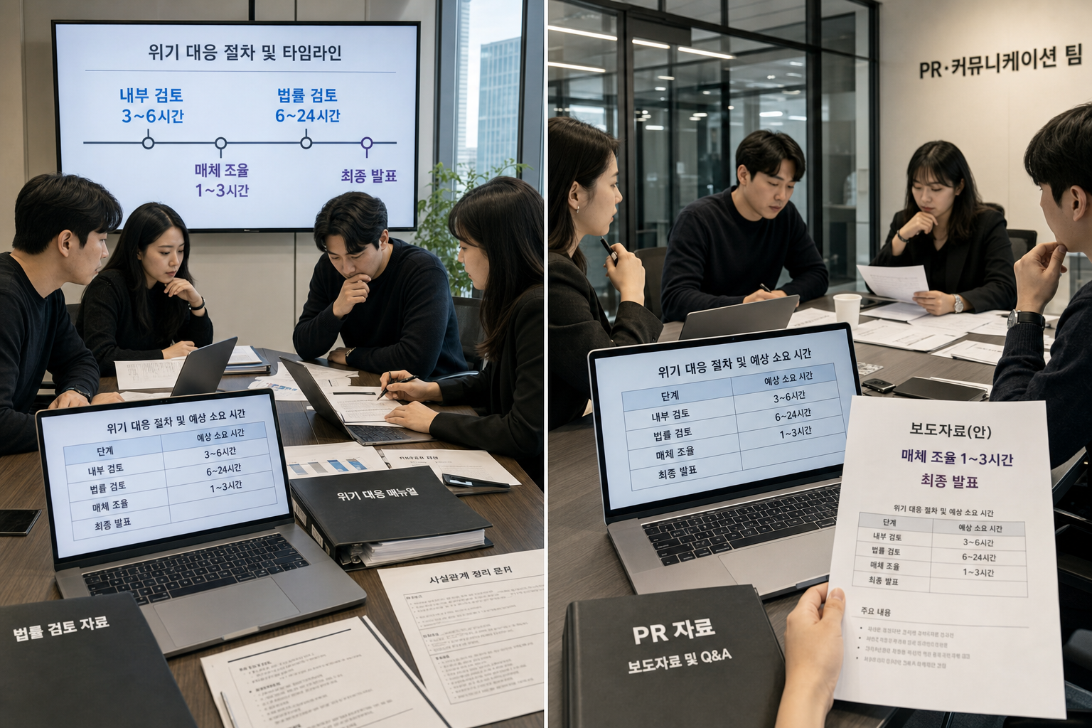 연예인 사건 공식 입장 절차