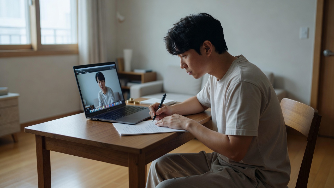 인터넷 방송 이슈 확인 방법 목차를 시각화한 실생활 장면